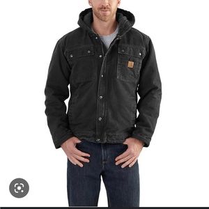 Carhartt Mens Bartlett Sherpa Lined Hooded Jacket